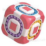 ZY Rotating Beans 3x3x3 Magic Cube Small Size Pink