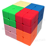 MoFangJiaoShi 8-color 4x4x4 Magic Cube Stickerless