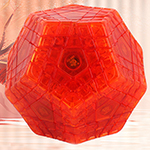 YuXin Huanglong QingYang Gigaminx Cube Transparent Red