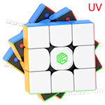 DianSheng MS3R UV Coated 3x3x3 Speed Cube Stickerless with Black Core