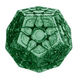 YuXin Little Magic ZhongXia Megaminx V3 Transparent Dark Green