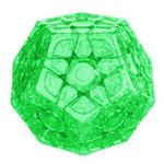 YuXin Little Magic QingHe Megaminx V3 Transparent Light Green