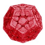 YuXin Little Magic YangChun Megaminx V3 Transparent Crimson