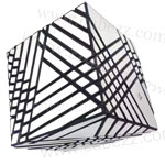 JuMo 7x7x7 Ghost Magic Cube New Version Black Body with Silv...