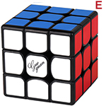 GuoGuan Yuexiao E 3x3x3 Speed Cube 56mm Black