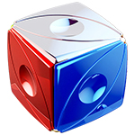 SengSo Electroplating Colorful Magic Eyes Cube