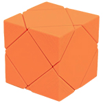 Mirror Skewb Magic Cube Orange