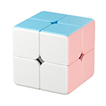 YJ Dancing Fingertips 2x2x2 Cube Macaron Color