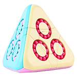 Rotating Magic Beans Pyramid Cube Macaron Color