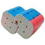 CubeTwist Double Conjoined 3x3 Column Magic Cube