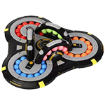 ZX F-Ring Maze Magic Bead Black