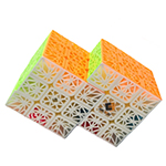 CubeTwist Double Conjoined DNA 3x3 Magic Cube V2