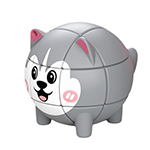 My Little Pet Husky dog Magic Cube Keychain