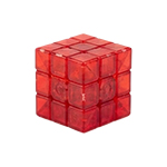 Maru 15mm Nano Cube Transparent Red