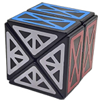 JuMo 2x2x2 Fisher Cube Cut-out Stickered Edition