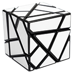 FangCun 3x3x3 Ghost Cube White Stickered Black