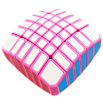 ZEPUZZLES 1x6x6 Floppy Cube Pink