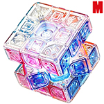 SengSo Lustrous Magnetic 3x3x3 Cube Colored Jelly with Built...