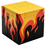 Flame 3x3 Mirror Cube