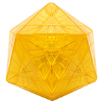 Galaxy Puzzle Icosahedron Master Kilominx Transparent Orange