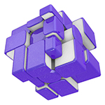 DianSheng Mirror Cube Core-Magnetic UV Coated Version Purple