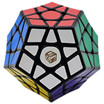 QiYi Galaxy V2 M Magnetic Concave Megaminx Black