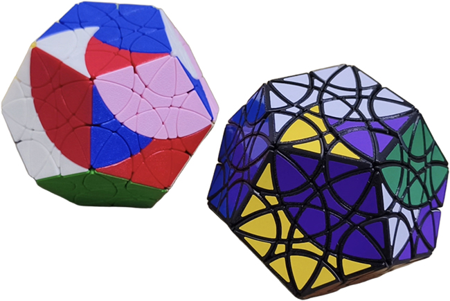 Spiral Star Dodecahedron Stickerless