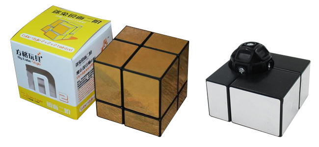 Mir-two Two-layer Mirror Block Magic Cube Golden