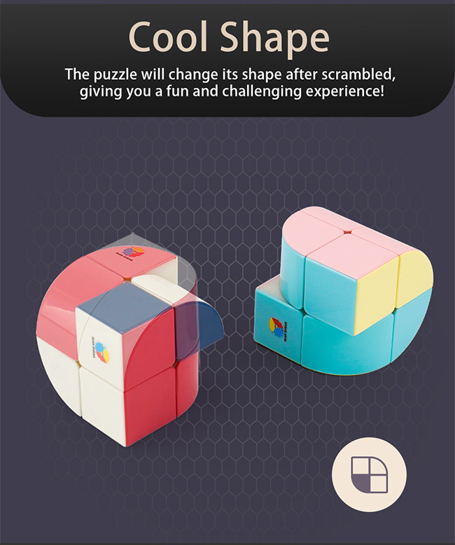 DianSheng Galaxy Cluster Penrose 2x2 Cube Transparent