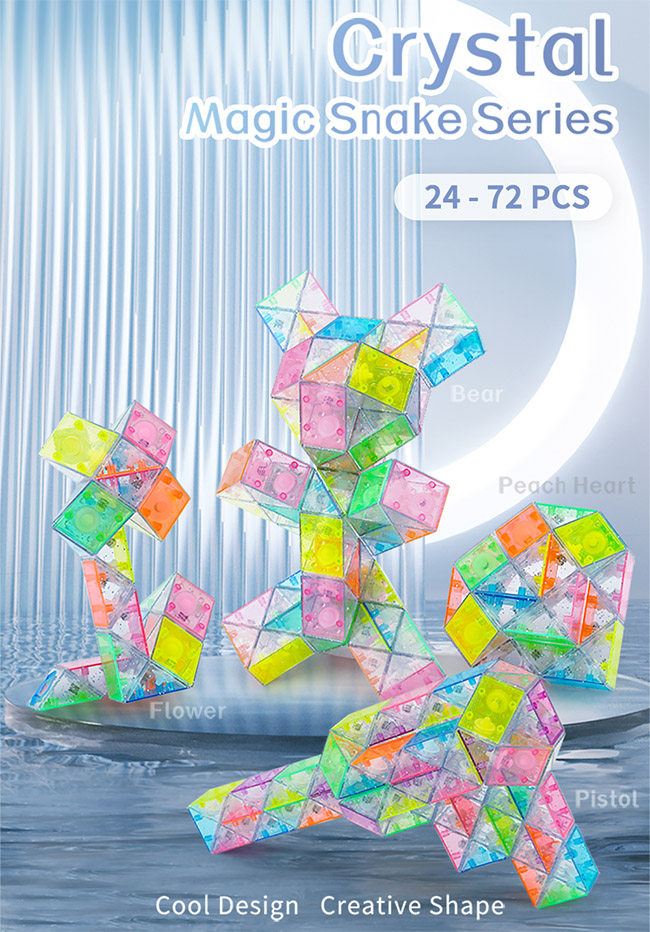 DianSheng Crystal 72 Wedges Magic Snake