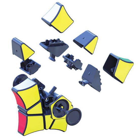 DianSheng Five-Axis Finger Magic Cube Black