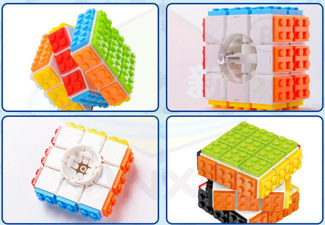 FanXin DIY 3x3x3 Building Blocks Magic Cube