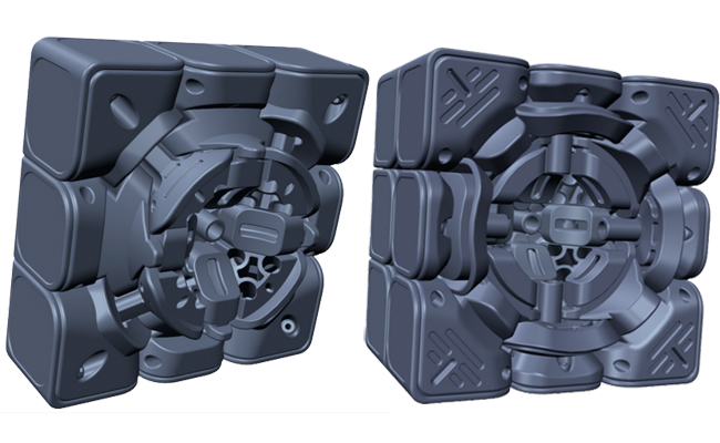 Funs Puzzle JieYun 3x3x3 Speed Cube 57mm Black