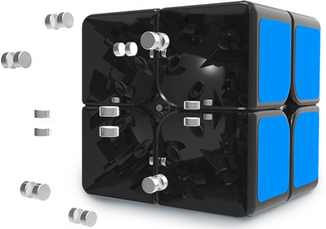GAN249 V2 M 2x2x2 Magnetic Stickerless Speed Cube