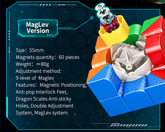 HuaMeng YS3M 3x3 Cube MagLev Version