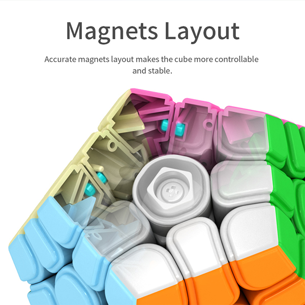 MoYu Classroom MeiLong M Magnetic Convex Megaminx Speed Cube Stickerless