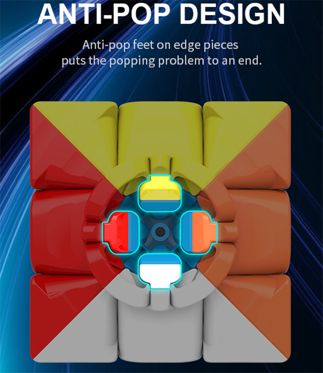 Classroom Meilong 3x3x3 Magic Cube Stickerless 