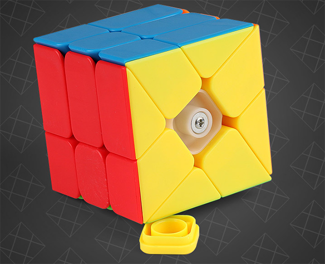 Maomaoyu Windmill Cube Magic Puzzle Cube de Vitesse Magique Cadeau de Vacances pour Enfants Adultes 