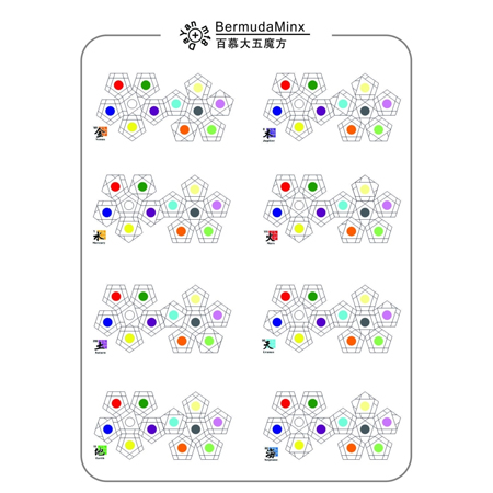 MF8 BermudaMinx Crazy Megaminx Plus Jupiter Transparent Yellow