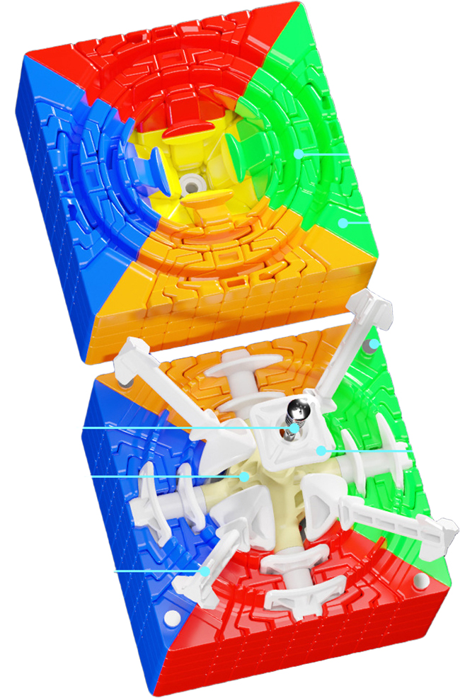 MoSheng 9x9x9 Magic Cube Stickerless