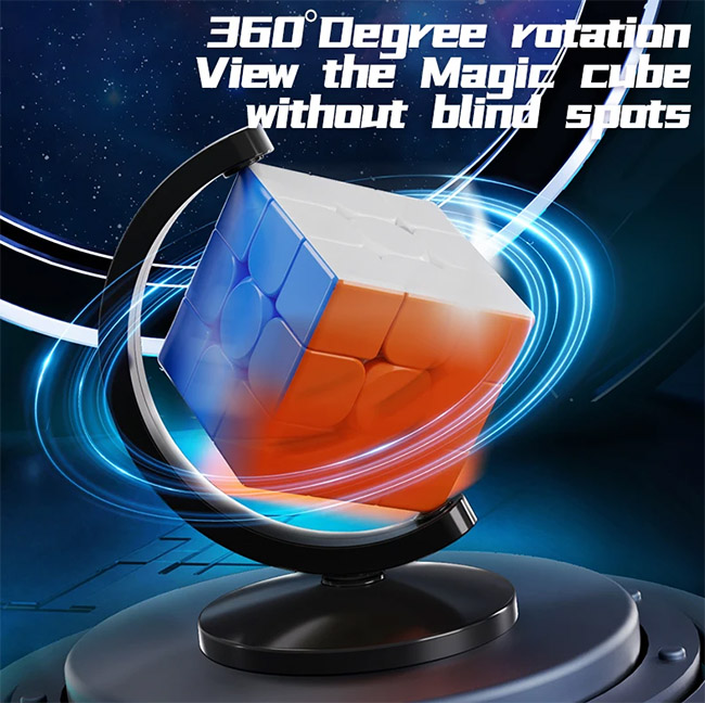 MoYu Globe Magic Cube Stand for 58-59mm Cube Blue