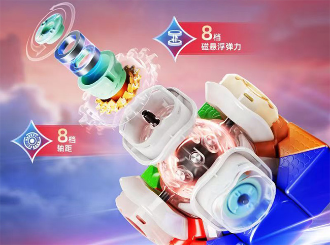 MoYu AoLong V5 20-Magnet Carbon Fiber Core 3x3x3 Speed Cube Magic Cloth Version