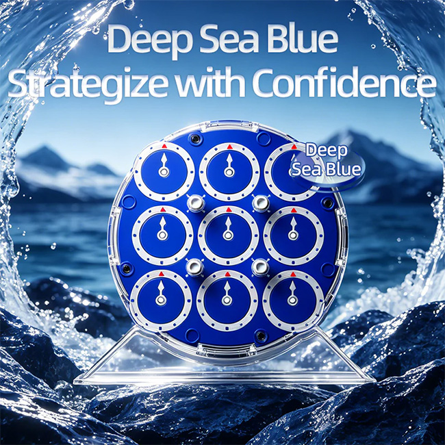 MoYu WeiLong Magnetic Clock Deep Sea Blue