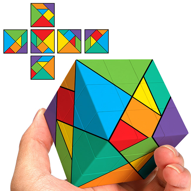 Tangram 3x3x3 Magic Cube
