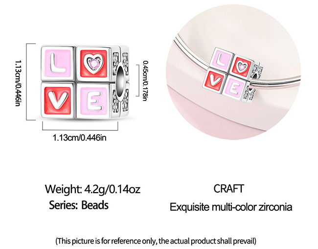 PAC Charm 2x2 Magic Cube-Shaped DIY Luminous Beads