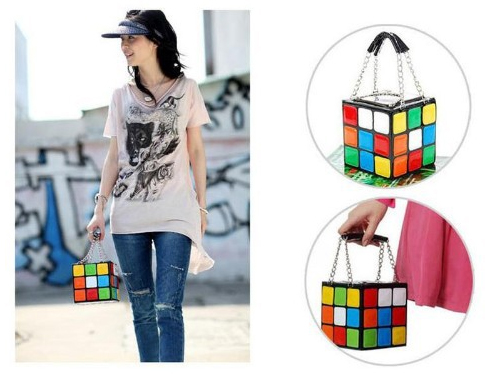 Rubik's Cube Handbag
