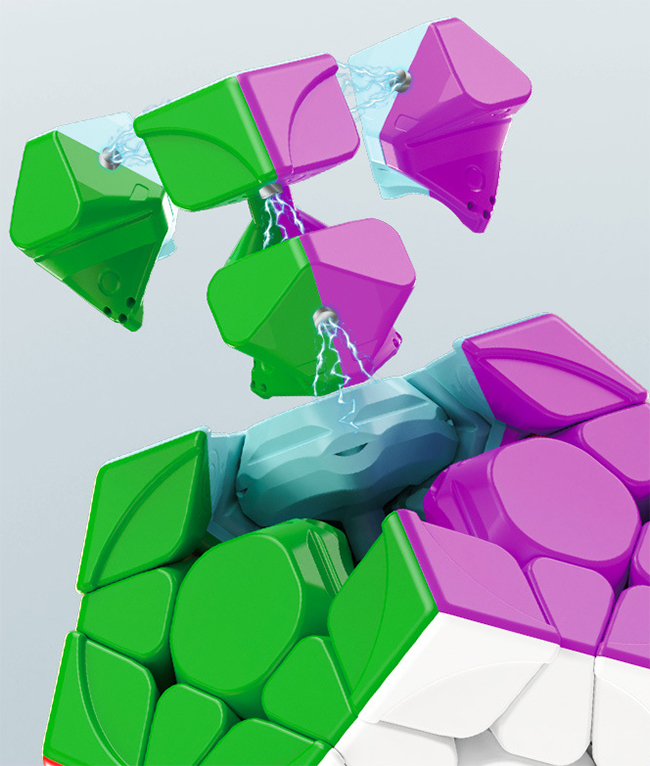 QiYi QiHeng M Magnetic Megaminx Magic Cube Stickerless