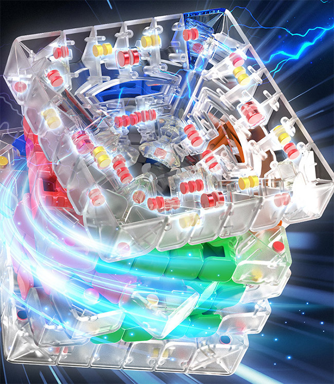 QiYi Warrior M 6x6x6 Cube Stickerless UV Version