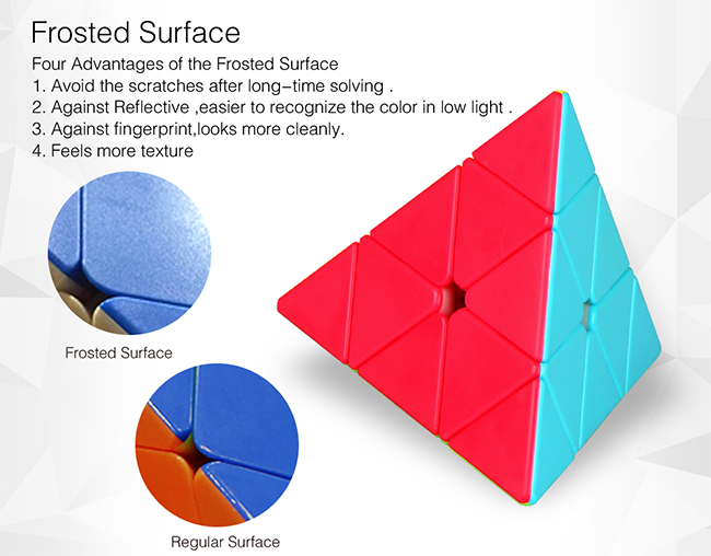 QiYi QiMing Pyraminx Stickerless Magic Cube