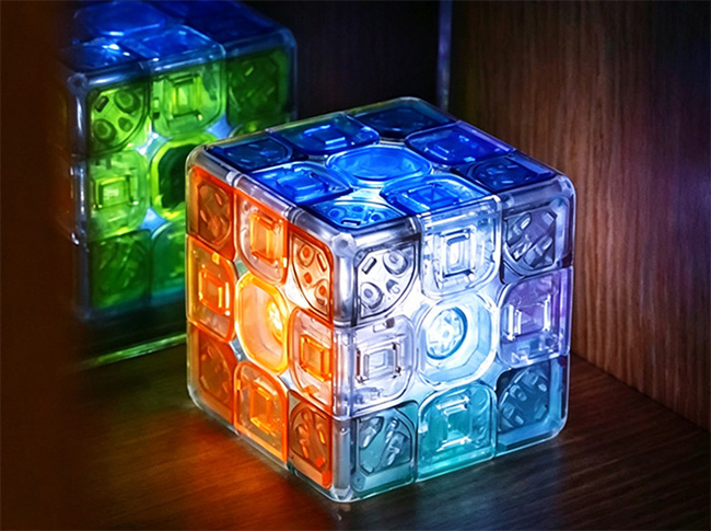 SengSo Lustrous 3x3x3 Cube Colored Jelly with Built-in Lighting